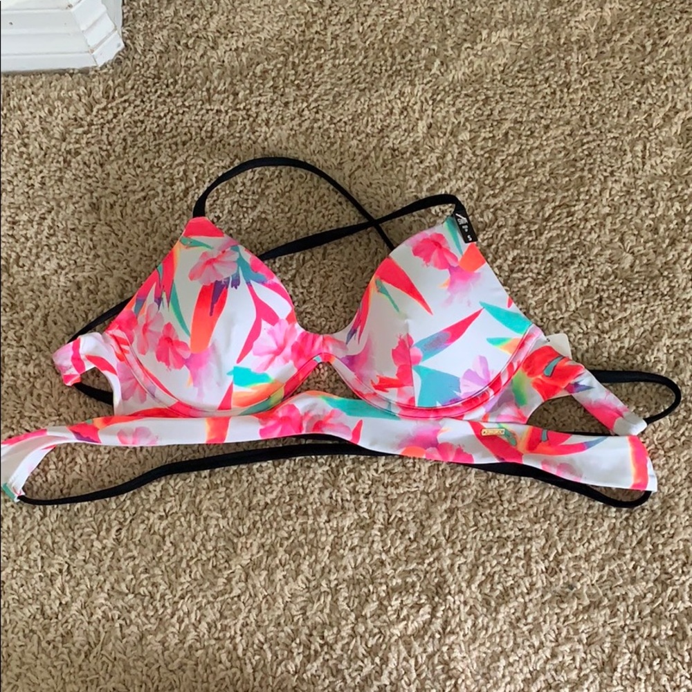 PINK push up swimming suit top